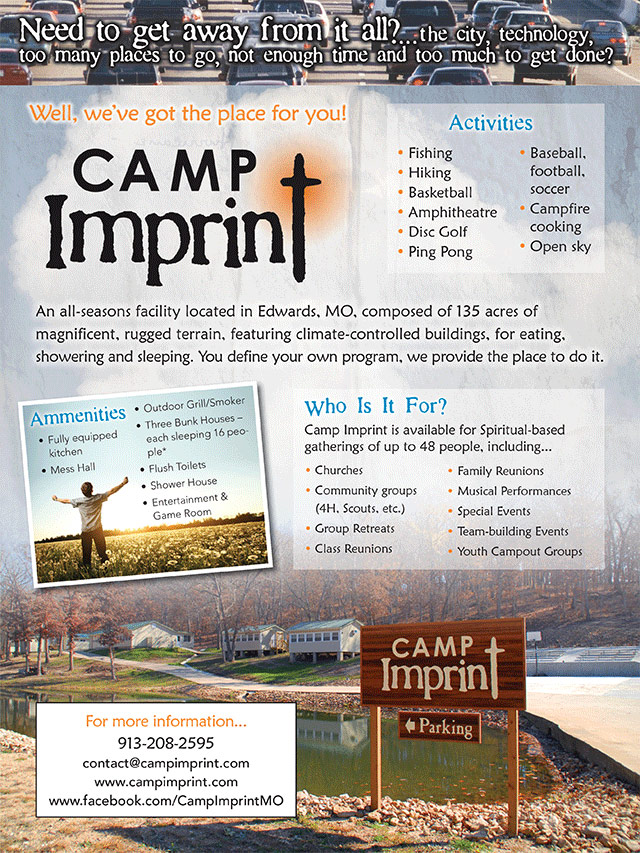Camp Imprint All-seasons Facility Full-page Ad