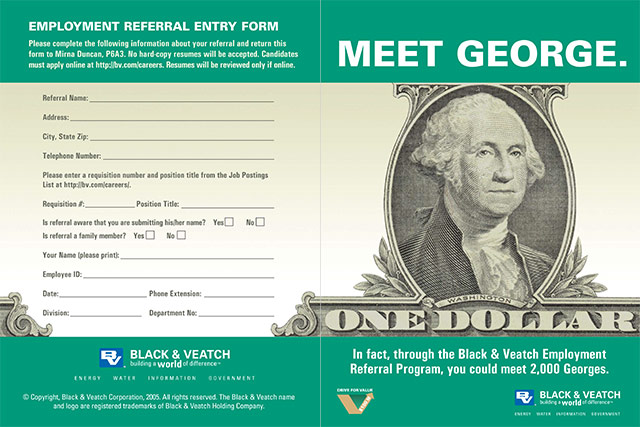 Meet George Employee Referral Program Brochure