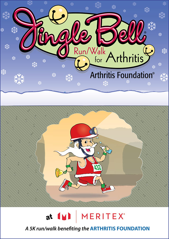 Jingle Bell Run T-shirt Design - Arthritis Foundation