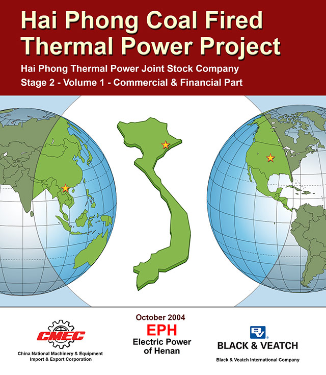 Binder Cover for EAST Meets WEST Vietnam Coal Plant Proposal