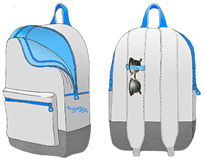 Herschel Backpack Illustration