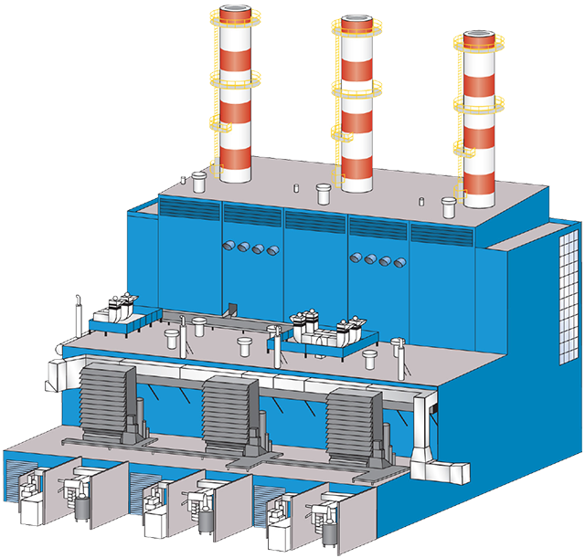 Power Plant Illustration
