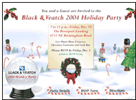 Company Holiday Party Web Site