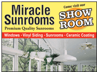 Windows, Sunrooms & Ceramic Siding Banner and Pull-up Displays