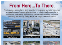 Full-Page Ad for Transportation Engineering Consultancy 
     General  Market Sectors